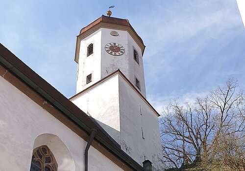 St. Barbara Kirche Treppenaufgang