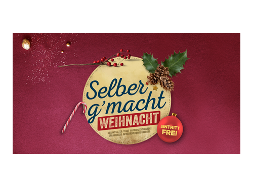 Weihnachtliches Logo von der Selber g'macht Weihnacht