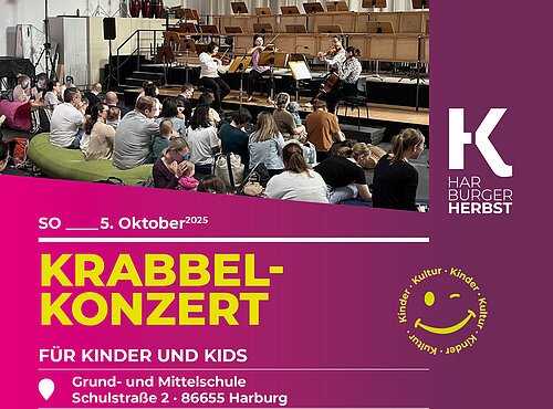 Werbeplakat mit Infos zur Veranstaltung