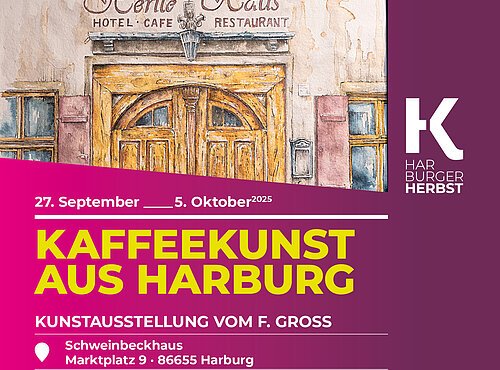 Werbeplakat mit Infos zur Veranstaltung