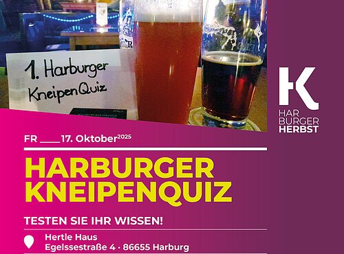 Werbeplakat mit Infos zu Veranstaltung