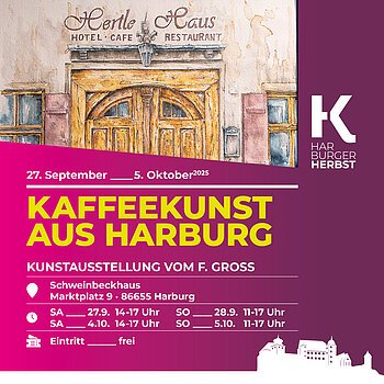 Werbeplakat mit Infos zur Veranstaltung