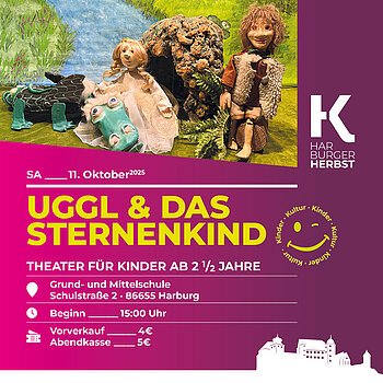 Werbeplakat mit Infos zu Veranstaltung