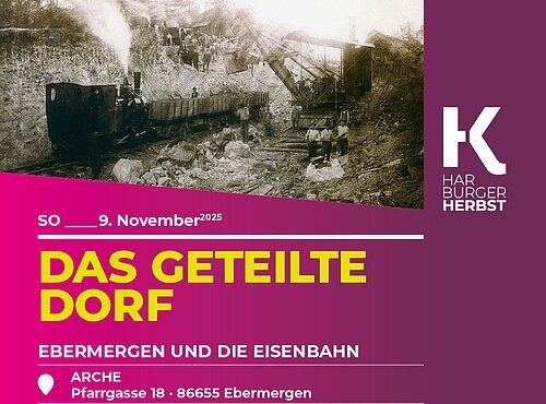 Werbeplakat mit Infos zur Veranstaltung