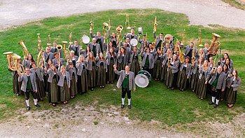 Gruppenbild der Stadtkapelle Harburg