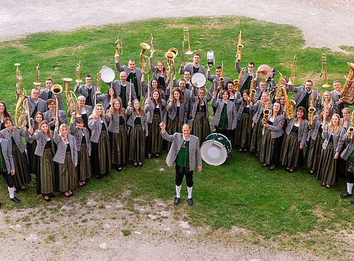 Gruppenbild der Stadtkapelle Harburg