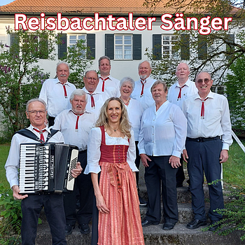 Gruppenbild der Mitglieder (Männger + Frauen) der Reisbachtaler Sänger