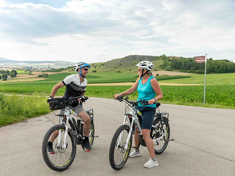 Radfahren im Geopark Ries
