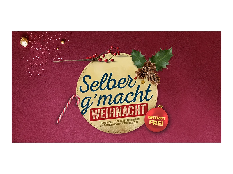 Weihnachtliches Logo von der Selber g'macht Weihnacht