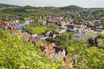 Blick auf Harburg