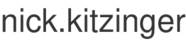 nick.kitzinger